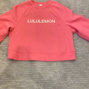 Lululemon Athletica Pink Crew Neck Sweater